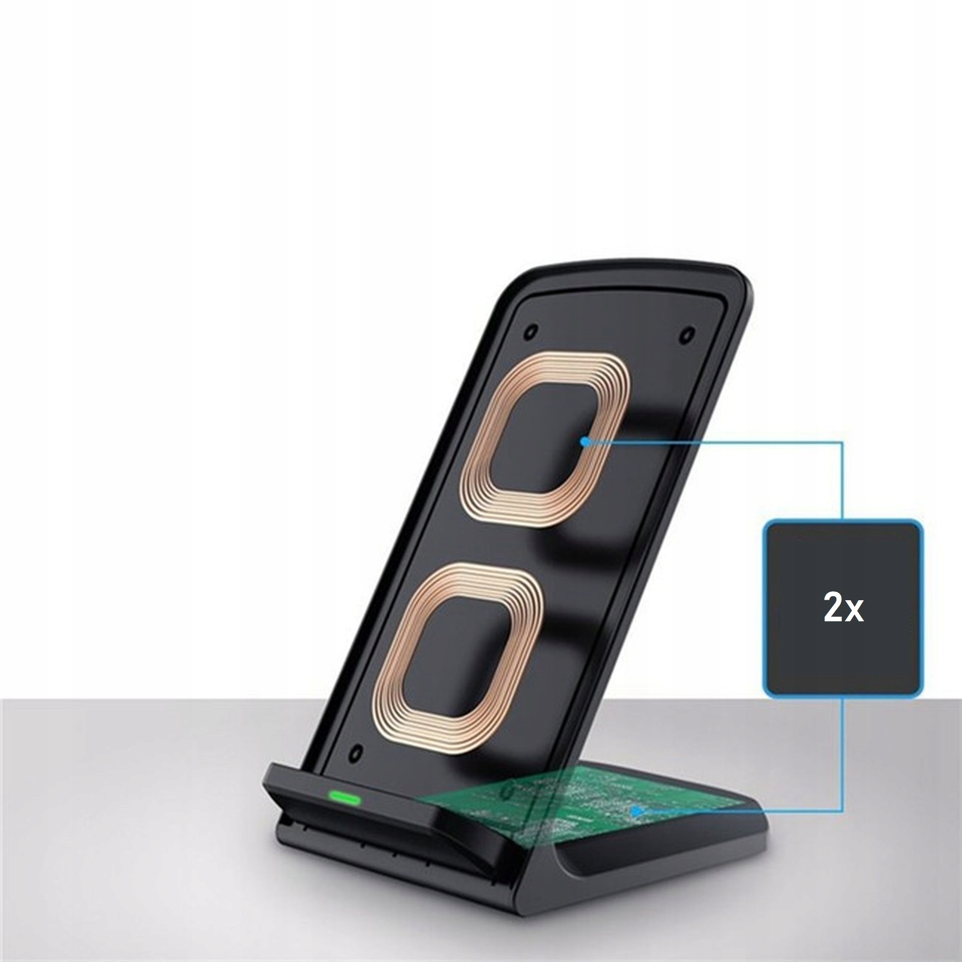 Ładowarka indukcyjna bezprzewodowa do Samsung Galaxy S21 S22 S23 S25 QI 15W Marka Zenwire
