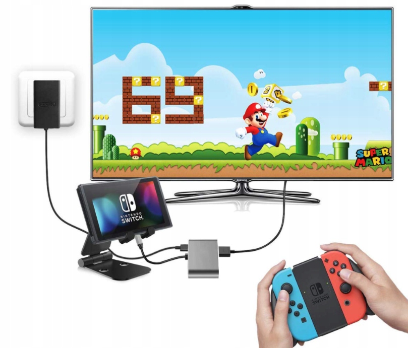 ADAPTER HUB Przejściówka USB-C 4W1 HDMI 4K VGA USB Zenwire - Zdjęcie nr 4