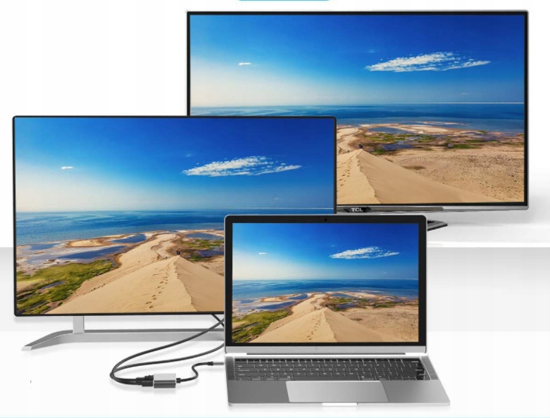 ADAPTER HUB Przejściówka USB-C 4W1 HDMI 4K VGA USB Zenwire - Zdjęcie nr 5