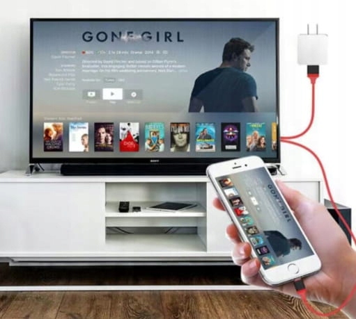 Adapter Kabel Lightning HDMI FHD USB iPhone iPad - Zdjęcie nr 2