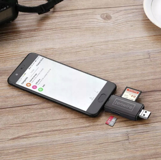 Czytnik Kart Pamięci SD 5w1 Pendrive Micro USB USB-C OTG Adapter MicroSD TF Kod producenta Czytnik kart pamięci micro USB USB-C s20