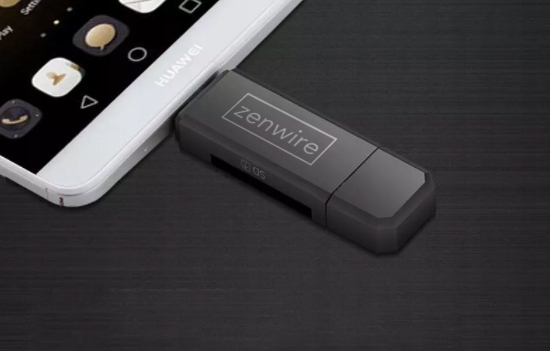 Czytnik Kart Pamięci SD 5w1 Pendrive Micro USB USB-C OTG Adapter MicroSD TF Model ADAPTER SMARTFONÓW USB TYP C micro USB