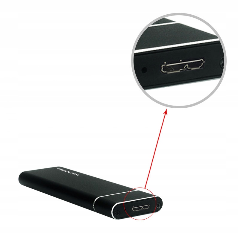 Adapter dysku SSD m.2 USB 3.0 NGFF obudowa m2 SATA - Zdjęcie nr 3