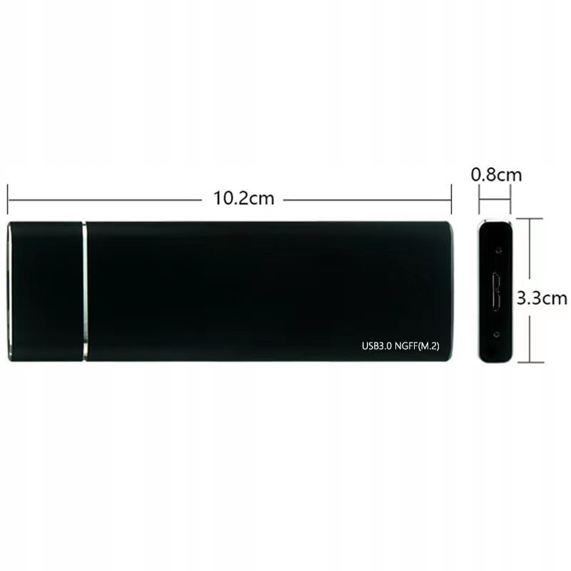 Adapter dysku SSD m.2 USB 3.0 NGFF obudowa m2 SATA - Zdjęcie nr 7
