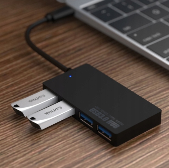 HUB 4w1 ROZGAŁĘŹNIK ROZDZIELACZ PORTÓW 4x USB 3.0 - Zdjęcie nr 4