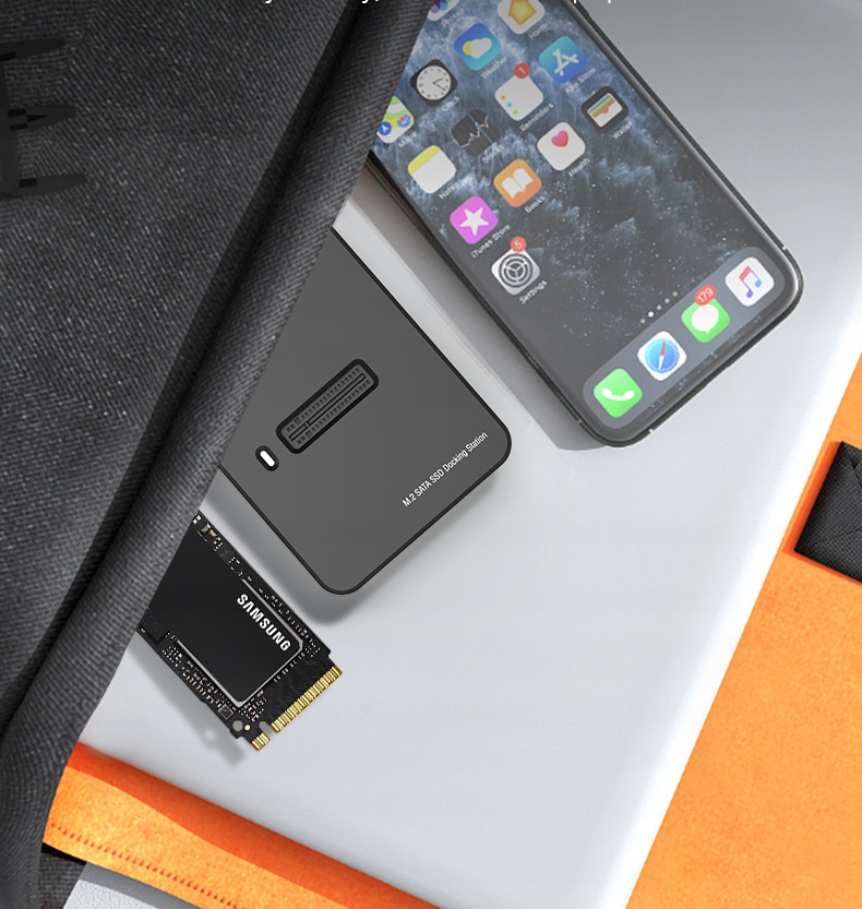 Adapter SSD M2 NVME PCie/SATA NGFF kieszeń na dysk obudowa M.2 USB-C 10 GB/s Zenwire - Zdjęcie nr 6