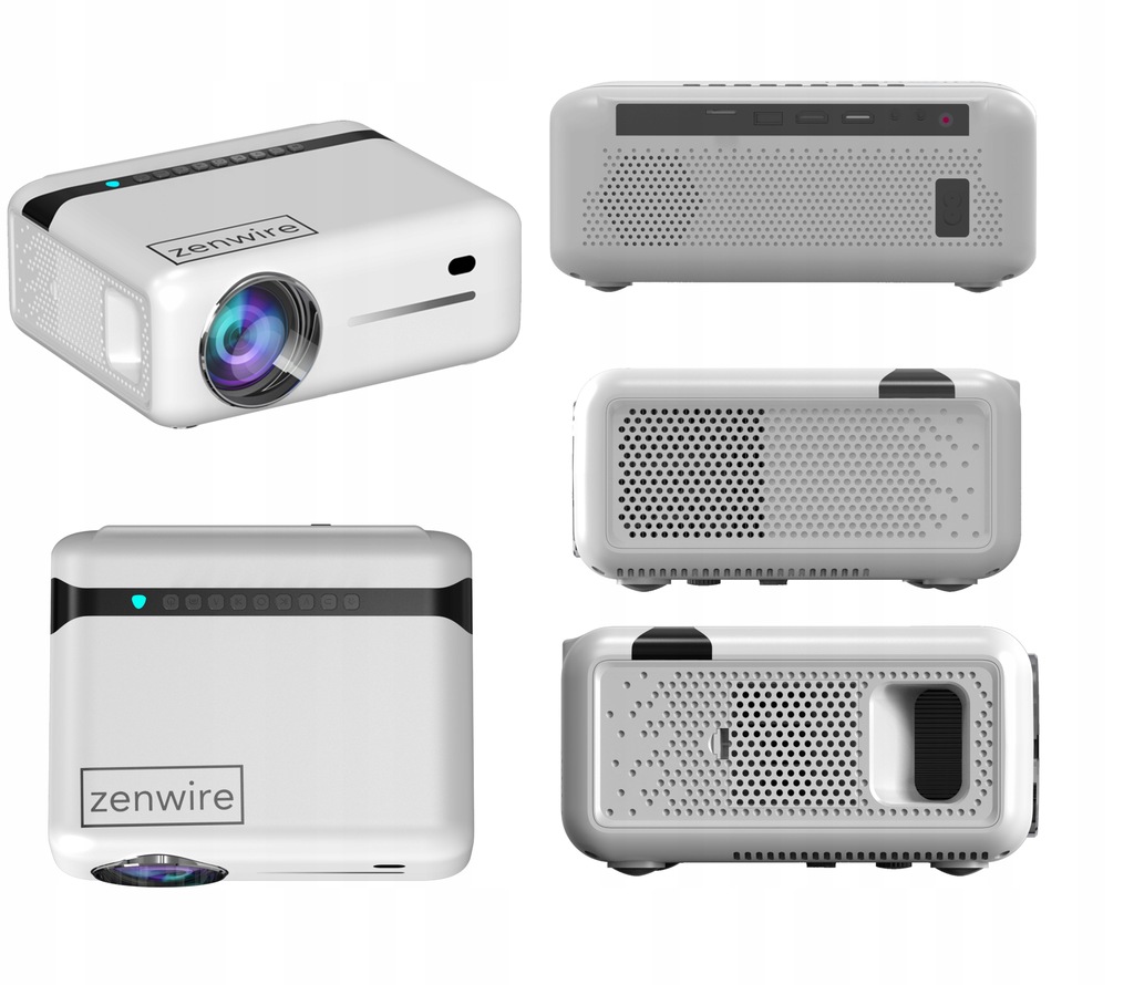 Projektor Rzutnik Full HD 4K 9000lm 300ansi 2000:1 WiFi 2.4/5 GHz Android 9 Bluetooth 5.0 HDMI USB Zenwire e520h - Zdjęcie nr 10