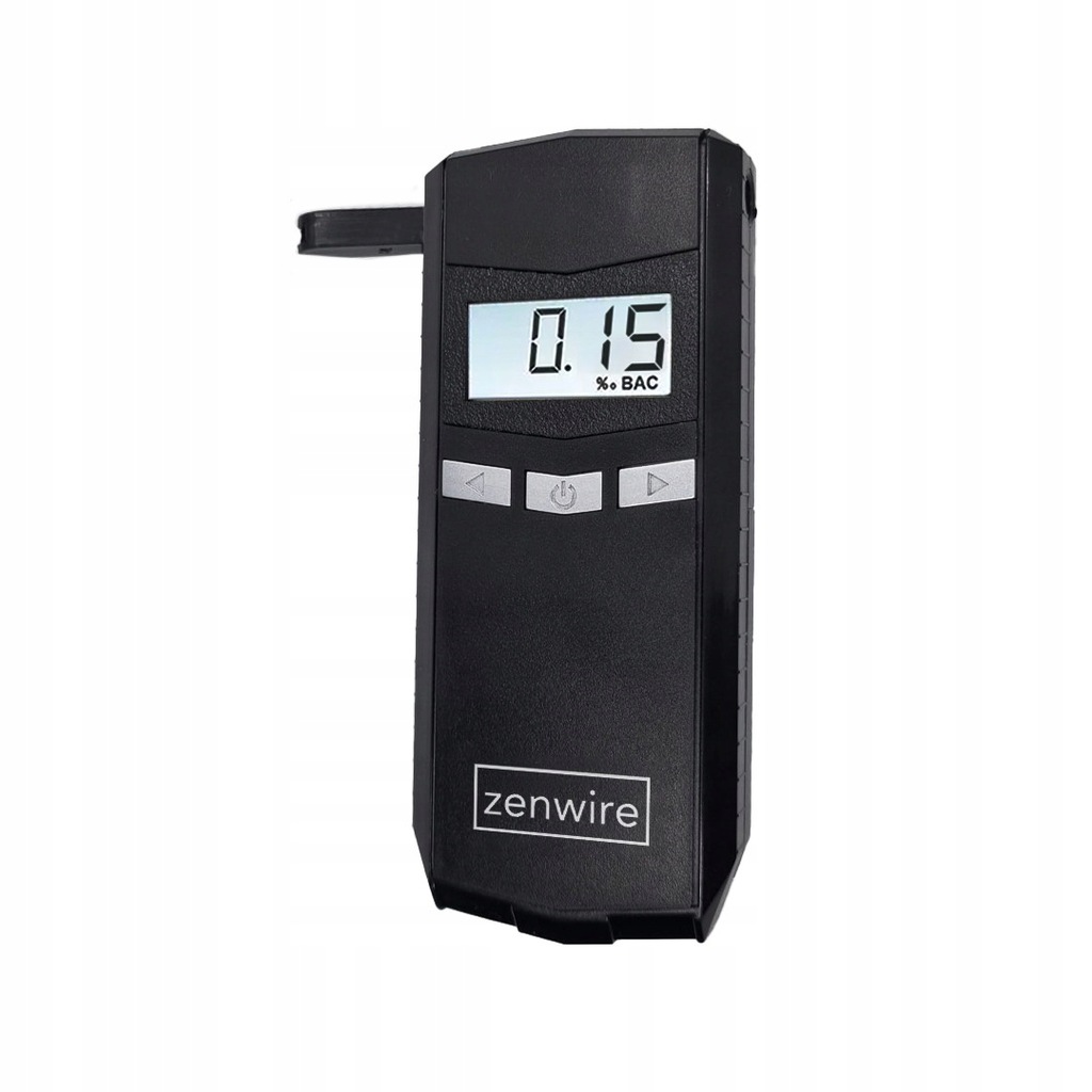 ALKOMAT Profesjonalny Elektrochemiczny z Wyświetlaczem elektronicznym LCD cyfrowym Zenwire F6500 z 6 ustnikami w zestawie - Zdjęcie nr 7
