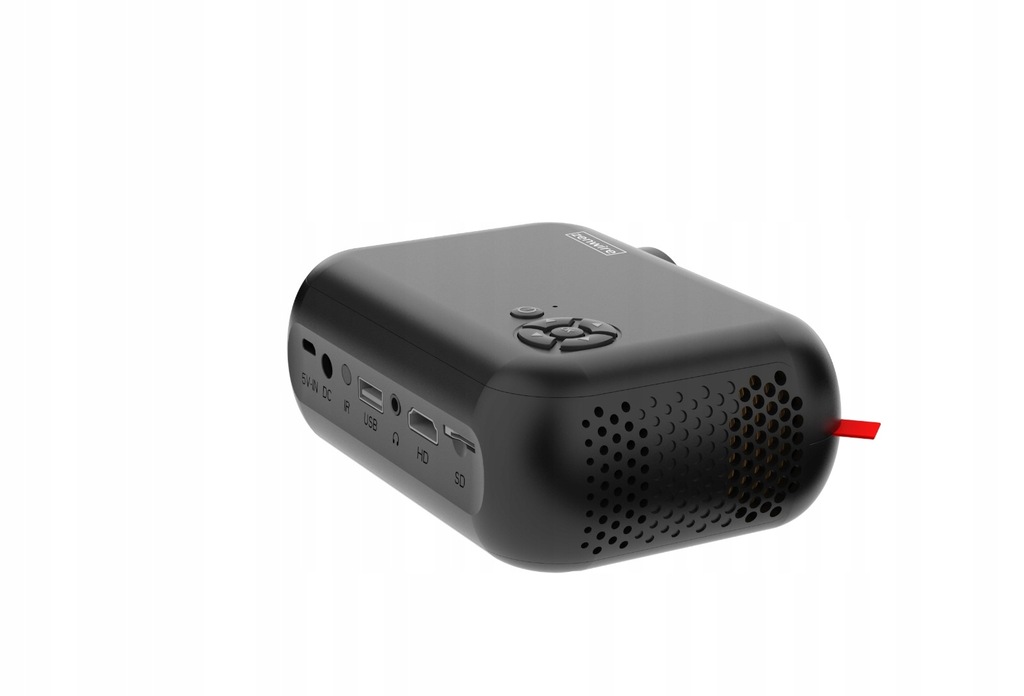Mini PROJEKTOR do Telefonu PRZENOŚNY RZUTNIK FULL HD WiFi LED HDMI 1800lm Zenwire A10 Czarny - Zdjęcie nr 4
