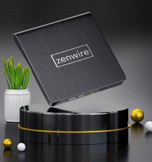Zewnętrzny Przenośny Napęd DVD CD USB 3.0 Nagrywarka Odtwarzacz płyt CD/DVD do laptopa komputera - Zdjęcie nr 4