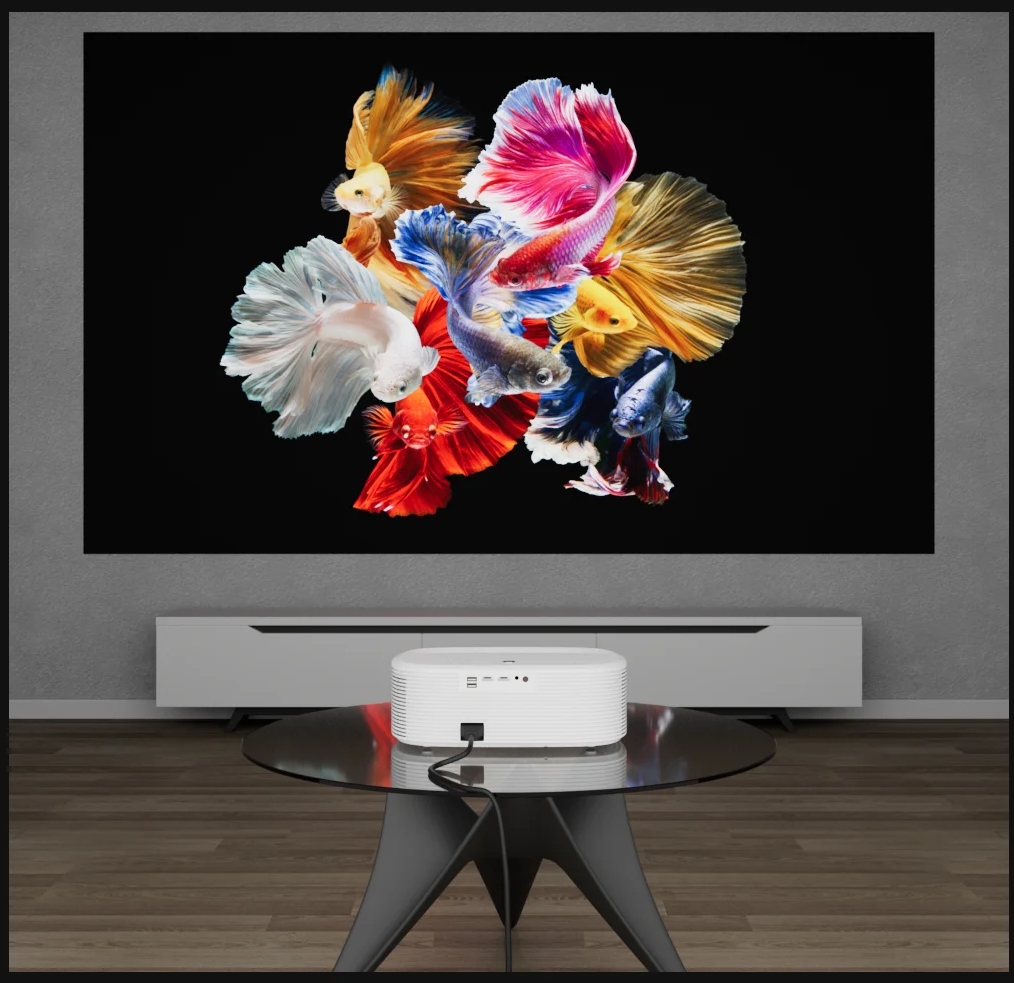 Projektor Rzutnik Full HD 4K 24000lm 800 Ansi WiFi 2.4/5 Ghz SMART TV Linux Netflix Youtube Amazon MULTIMEDIALNY AutoFocus AutoKeystone Bluetooth Zenwire Yg691 - Zdjęcie nr 8