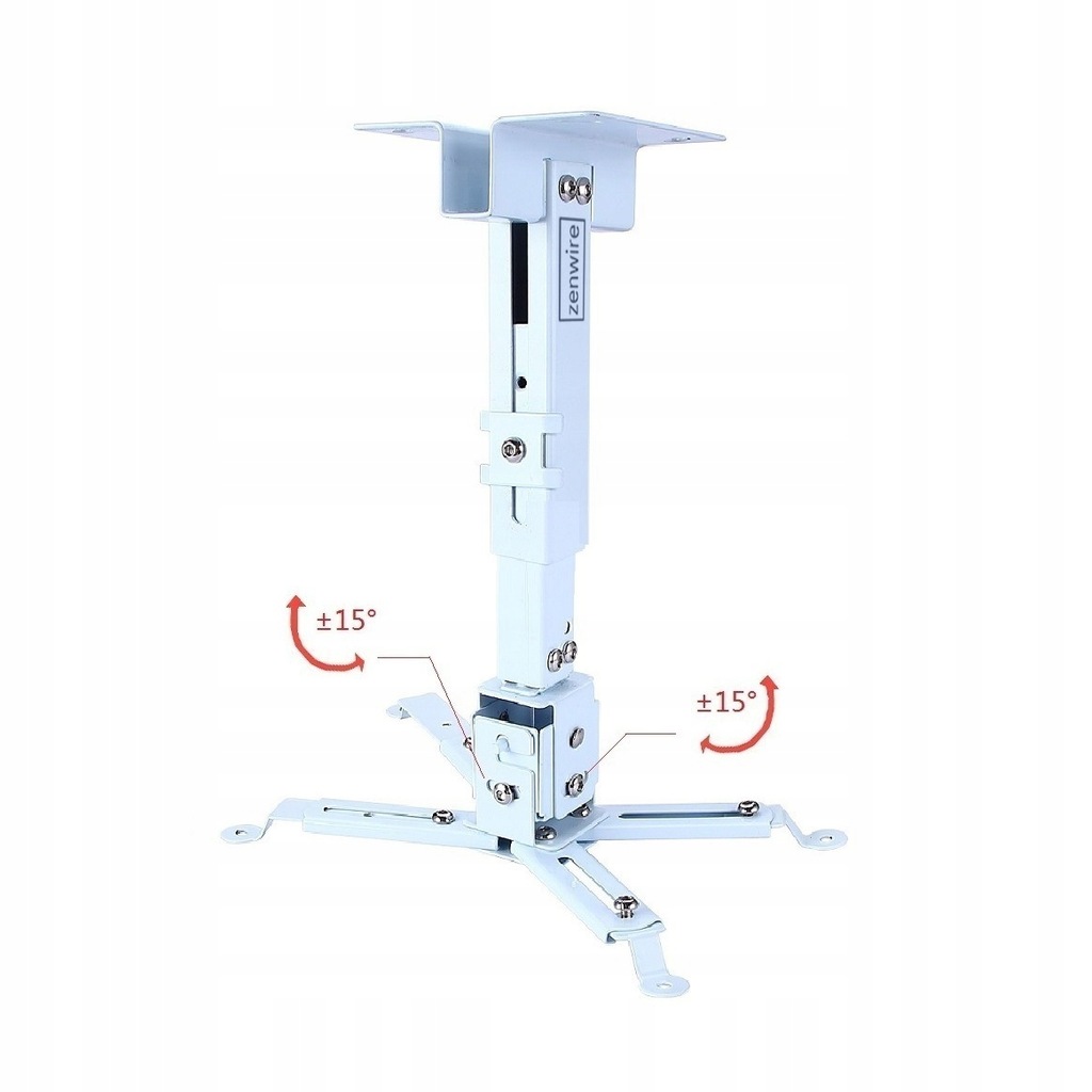Uchwyt Wieszak do Projektora Rzutnika Zenwire 4w1 Sufitowy Ścienny do 25 kg - Zdjęcie nr 10