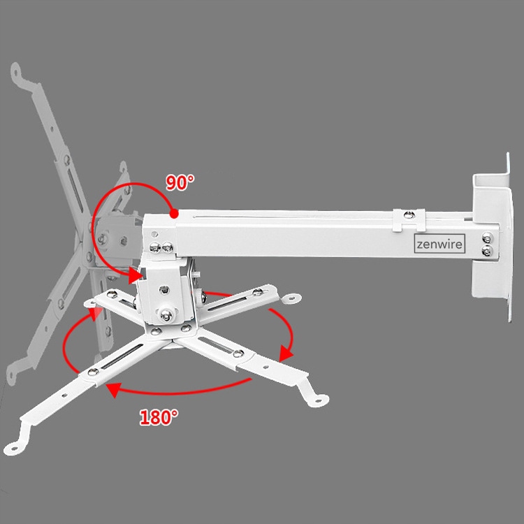 Uchwyt Wieszak do Projektora Rzutnika Zenwire 4w1 Sufitowy Ścienny do 25 kg - Zdjęcie nr 4
