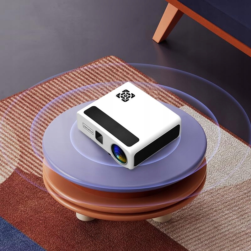Projektor Rzutnik LED WiFi 2.4/5GHz Android TV FULL HD 4K 24000lm 800 ansi Autofocus Autokeystone 4D Bluetooth 2x HDMI/2x USB/Ethernet/Audio Zenwire e660h - Zdjęcie nr 8