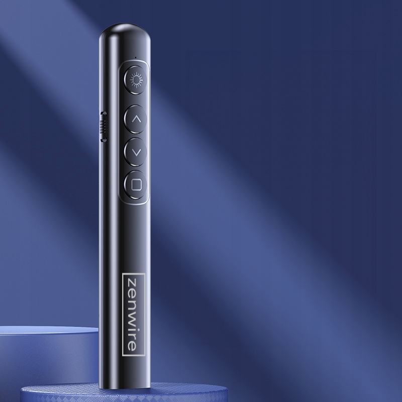 Wskaźnik Prezenter Laserowy Bezprzewodowy Pilot Laser USB do Prezentacji Zenwire S9 - Zdjęcie nr 5