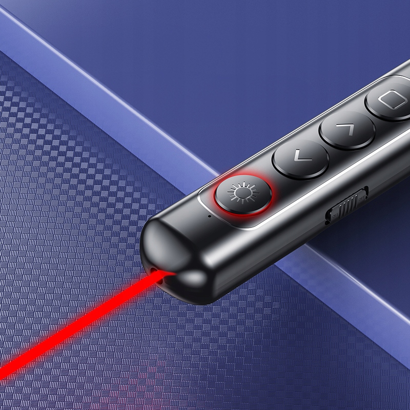 Wskaźnik Prezenter Laserowy Bezprzewodowy Pilot Laser USB do Prezentacji Zenwire S9 - Zdjęcie nr 8