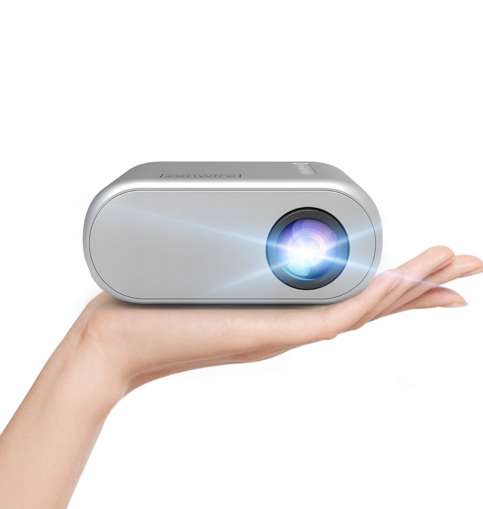 Mini Projektor Przenośny Rzutnik WiFi 2.4/5 GHz Miracast Airplay Full HD do telefonu smartfona 3000 lm Zenwire d300s - Zdjęcie nr 7