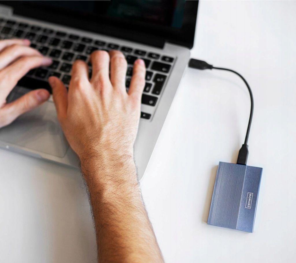 Kieszeń na dysk Obudowa Dysku 2,5 cala Adapter HDD SSD USB 3.0 SATA 6 GB/s do 16 TB Zenwire MR23G - Zdjęcie nr 4