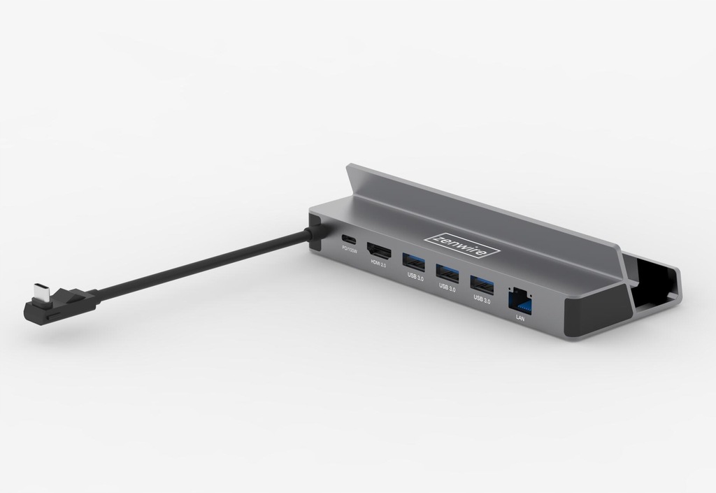 Stacja Dokująca do Steam Deck DOCK ROG ALLY Samsung DEX 6w1 HUB USB-C HDMI 2.0 4K 60 Hz Gigabit Ethernet 1000 MBps USB 3.0 Power Delivery 100W - Zdjęcie nr 11