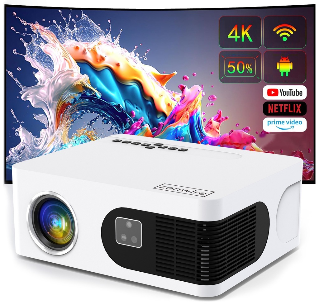 projektor multimedialny do domu Zenwire E601H