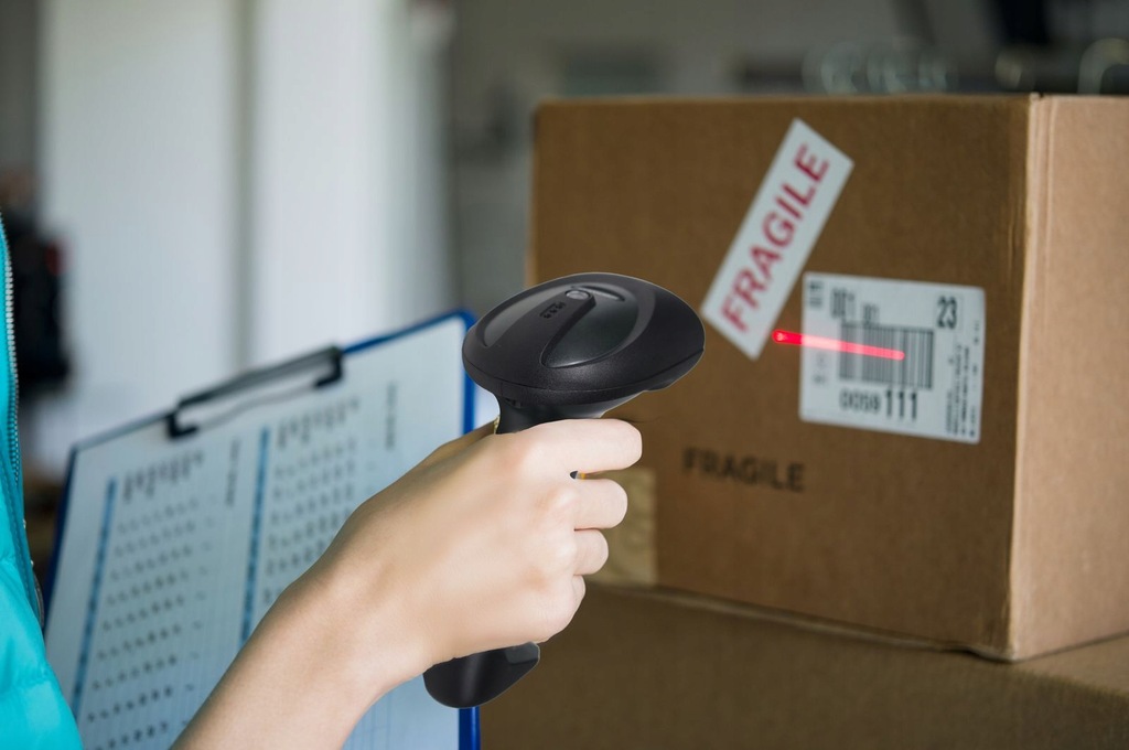 Czytnik Skaner Kodów Kreskowych EAN ze Stacja Dokującą USB Bezprzewodowy 1D Zenwire W903 - zdjęcie 4