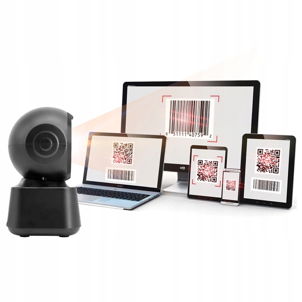 Czytnik Kodów Kreskowych Skaner QR 1D 2D USB Przewodowy Stacjonarny EAN GS1 EAN (GTIN) 5904507529680
